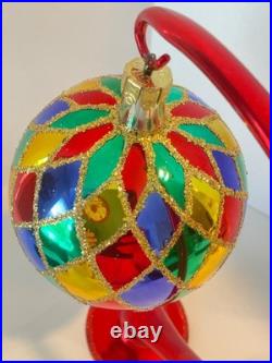 Christopher Radko Glass Ornament 1988 HARLEQUIN CARNIVAL 88-026-0