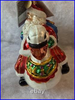 Christopher Radko Glass Ornament Birds of A Feather 2010 Rare Retired 1015922 Christopher Radko Glass Ornament Birds of A Feather 2010 Rare Retired 1015922