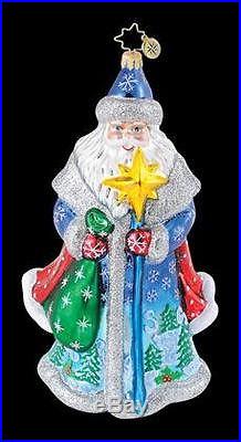 Christopher Radko Glass Ornament Father Frost Santa NIB