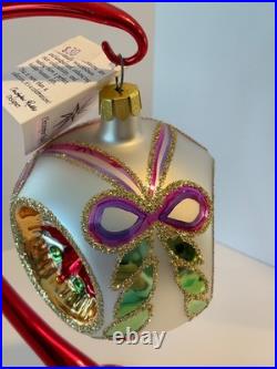 Christopher Radko Glass Ornament STAR OF WONDER CHRISTMAS TRIM Triple Reflector