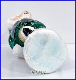 Christopher Radko Gliding on Ice Dressed Bear Skating Christmas Ornament withTag