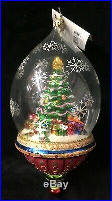 Christopher Radko Globe Ornament Splendid Spruce #1010509 New 2003
