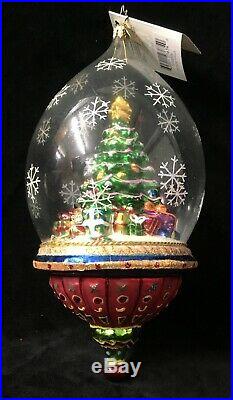 Christopher Radko Globe Ornament Splendid Spruce #1010509 New 2003