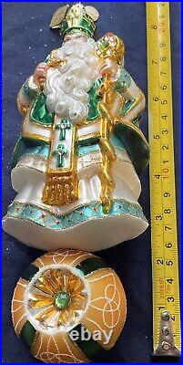 Christopher Radko Good Saint Pat Christmas Ornament Rare HTF