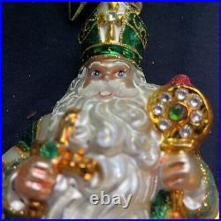 Christopher Radko Good Saint Pat Christmas Ornament Rare HTF