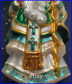 Christopher Radko Good Saint Pat Christmas Ornament Rare HTF