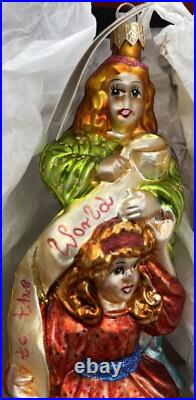 Christopher Radko Grand Tour Heaven Sent Angel Christmas 12 Ornament Ltd Ed