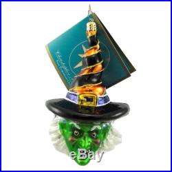 Christopher Radko HIDEOUS LYDIA Blown Glass Ornament Halloween Witch