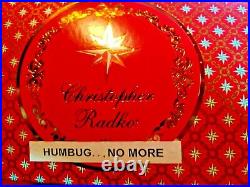 Christopher Radko HUMBUG NO MORE Ornament A CHRISTMAS CAROL SCROOGE #2386/10