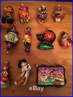 Christopher Radko Halloween Ornament Lot! VINTAGE, RARE PIECES