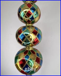 Christopher Radko Harlequin Finial 16 Tree Topper 89-107-0 1989