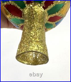 Christopher Radko Harlequin Finial 16 Tree Topper 89-107-0 1989