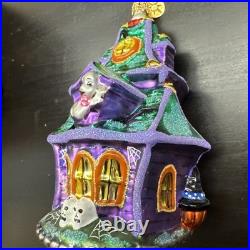 Christopher Radko Haunted House Exclusive Audrey Hepburn Halloween Ornament Mint