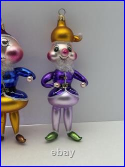Christopher Radko Hi Ho Trio Ornaments Lot Of 3 Christmas Italian