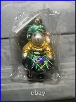 Christopher Radko Highland Fling Hoppy Vanderhare Christmas Ornament NEW NWT