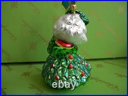 Christopher Radko Hollyberry Waltz Glass Ornament