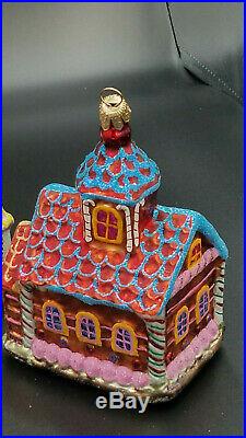 Christopher Radko House Ornaments 1999 CANDY LAND CORNER Set 3 VINTAGE LTD ED