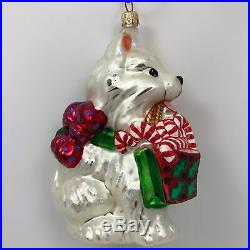 Christopher Radko Husky Dog Holiday Christmas Tree Holiday Ornament 99-046-0