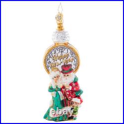 Christopher Radko IN WITH THE NEW -January- New Years Ornament Of The Month 1021