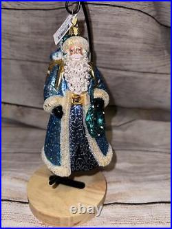 Christopher Radko I'll Have A Blue Christmas Ornament 1020294 New