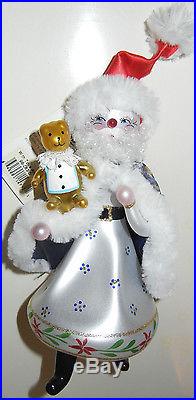 Christopher Radko Italian Christmas Ornament With Toys & Bears Santa