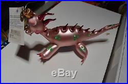 Christopher Radko Italian Dragon Puff Ornament MINT Rare with tags
