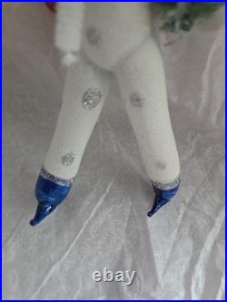 Christopher Radko Italian Winter Skater Ornament Purple Hat