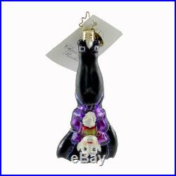 Christopher Radko JUST HANGING OUT Blown GlAss Halloween Ornament Vampire