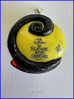 Christopher Radko Jack & Sally 15th Anniversary Ornament LE Disneyland READ