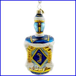 Christopher Radko KING DAVID'S DREIDEL Blown Glass Ornament Religious Jewish Toy