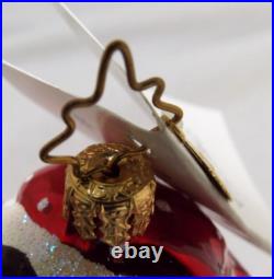 Christopher Radko Kyla Claus Border Collie Dog Christmas Glass Ornament With Tag Christopher Radko Kyla Claus Border Collie Dog Christmas Glass Ornament With Tag