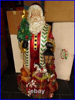 Christopher Radko Life Size Christmas Santa Statue
