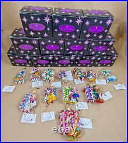 Christopher Radko Little Gems 12 Days Of Christmas Ornaments 1-12 Complete Set