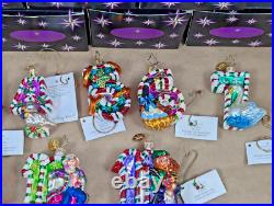 Christopher Radko Little Gems 12 Days Of Christmas Ornaments 1-12 Complete Set
