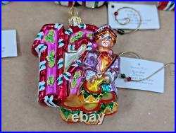 Christopher Radko Little Gems 12 Days Of Christmas Ornaments 1-12 Complete Set