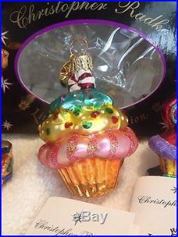 Christopher Radko Little Gems' Collection Ornaments Lot of 8 RETIRED/RARE
