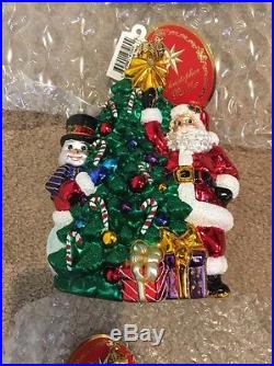 Christopher Radko Lot Of 12 Christmas Ornaments
