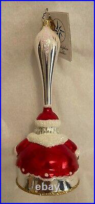 Christopher Radko MC Round About Santa 1012031. 2005. 7.5. New with tag & charm