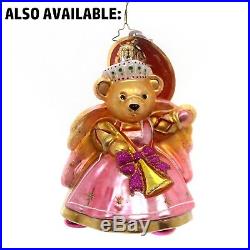 Christopher Radko MUFFY MY FAIR LADY Ornament NEW 1015677 RARE BEAR RETIRED