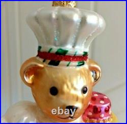 Christopher Radko MUFFY'S GREAT CAKE BAKE Ornament GLORIOUS CAKE TOQUE1020565