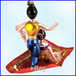 Christopher Radko Magic Carpet Ride Ornament Italian Aladdin Jasmine Xmas 2005