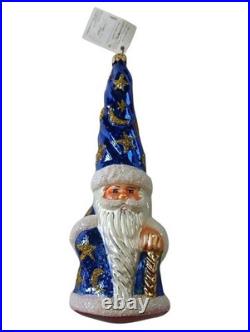 Christopher Radko Magic Munchkin Moon Wizard 96-240 Blue 8 Collectible NEW
