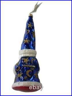 Christopher Radko Magic Munchkin Moon Wizard 96-240 Blue 8 Collectible NEW