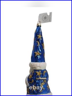 Christopher Radko Magic Munchkin Moon Wizard 96-240 Blue 8 Collectible NEW