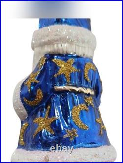 Christopher Radko Magic Munchkin Moon Wizard 96-240 Blue 8 Collectible NEW