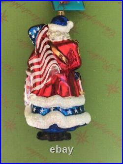 Christopher Radko Marching For Freedom Glass Ornament
