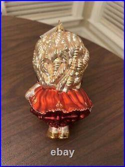 Christopher Radko Marie Osmond Adora Belle Christmas Doll Blown Glass Ornament