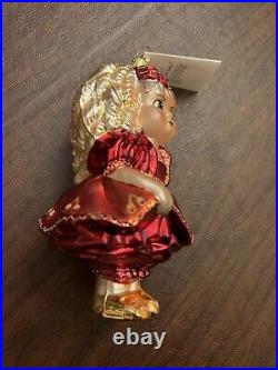 Christopher Radko Marie Osmond Adora Belle Christmas Doll Blown Glass Ornament