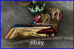 Christopher Radko Merry Martian 2005 Alien Car Christmas Ornament Box And Tags