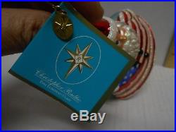Christopher Radko Merry Maximus SANTA Flag STARS & STRIPES New York Ornament